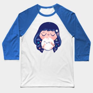 Hug the moon Baseball T-Shirt